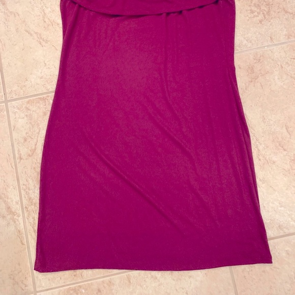 NEW, FSU, Garnet Color, Ruffle Off The Shoulder Top, Size Large - Picture 7 of 10